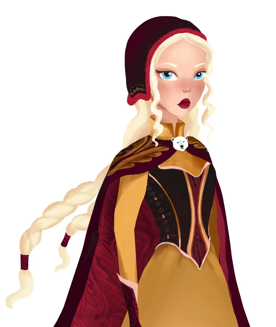 Retrato da personagem final
